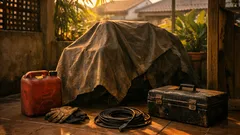 Cara simpan genset dengan betul supaya mudah hidup saat blackout