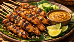 Cara buat sate ayam gaya Thai yang lembut, berjus dan wangi di rumah