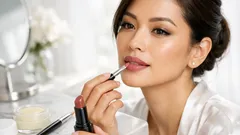 Cara pakai gincu krim matte supaya bibir tak kering dan nampak kemas