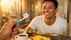 Waktu terbaik memberus gigi: sebelum atau selepas sarapan