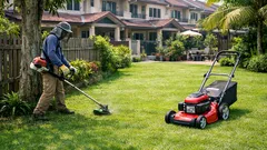 Mesin potong rumput terbaik untuk rumah di Malaysia ikut jenis kawasan