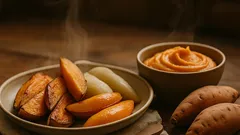 Ubi keledek untuk anak kecil: nutrien utama, serat dan cara mudah buat anak suka sayur