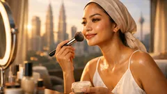 Cara mekap kulit berminyak agar tahan lebih lama dalam cuaca panas Malaysia